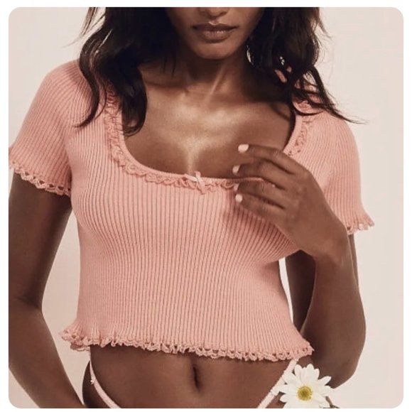 For Love And Lemons Tops - Calla Knit Top For Love and Lemons NWOT